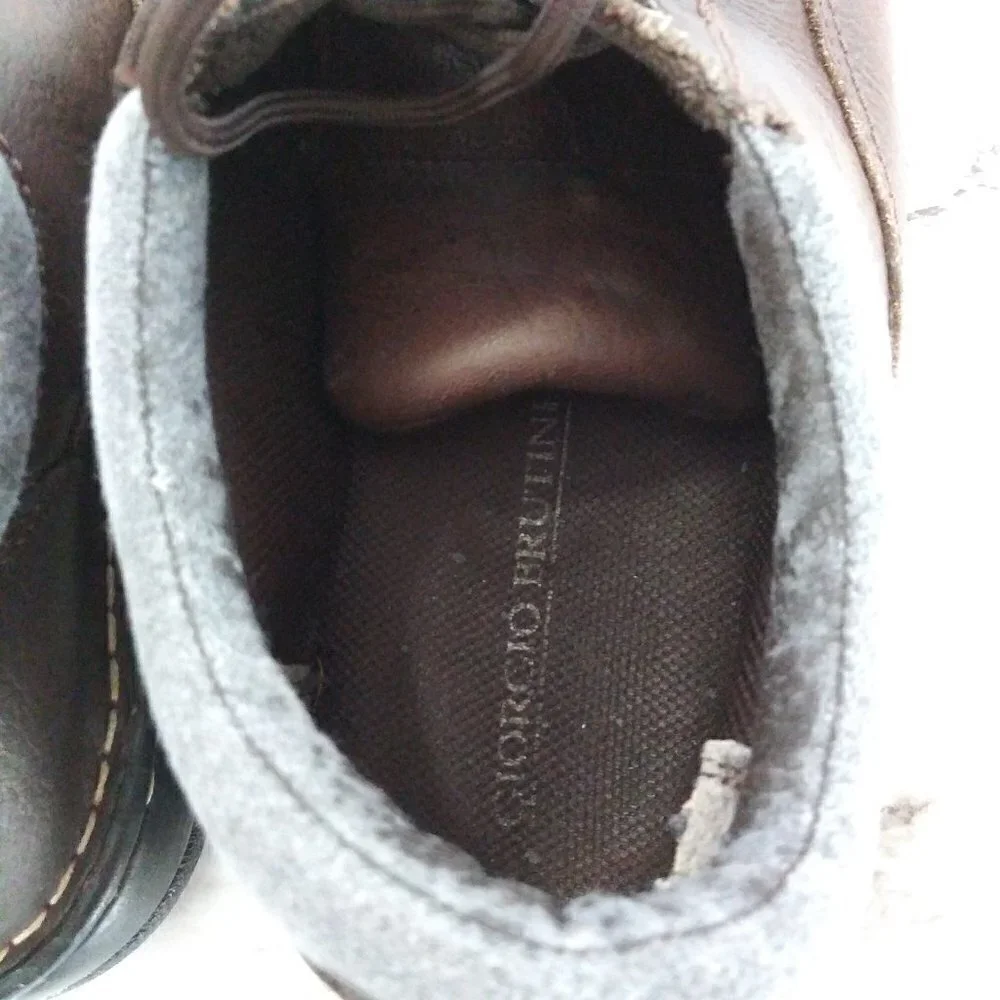GIORGIO BRUTINI leather casual shoes size 10.5M